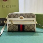 Gucci Ophidia Striped Webbing Waist Pack - Image 4