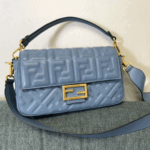 Fendi Mid-length Baguette ChainFF Theme Pattern Bag - Image 7
