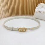 Dior double sided sheepskin with calf leather,  Women Belt 20MM - Image 5