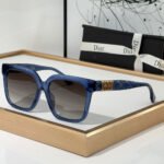 Dior Mirror Leg Stereoscopic Logo sunglasses Top quality