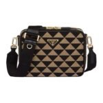 Prada Symbole Jacquard knitted handbag