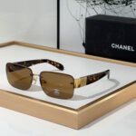 Chanel  Half frame Sunglasses Top quality - Image 2