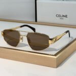 Celine  Metal logo Pattern  sunglasses Top quality - Image 5