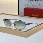 Cartier  Metal Cutout Frame  Sunglasses Top quality - Image 4