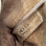 Prada mini suede tote bag 10A quality 1BA349 - Image 10