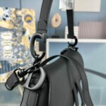 Dior Saddle Bag Matte Leather Shoulder Bag - Image 5