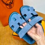 Hermès Chypre leather sandals - Image 4