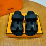 Hermès Chypre leather sandals
