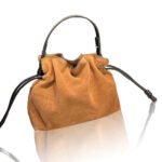 LOEWE Suede Anagram handbag