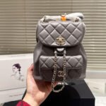 Chanel  Duma A Plaid Backpack  Bag - Image 4