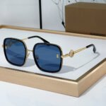 Buberry  Slim Hollowed out Logo on Mirror legs Sunglasses Top quality - Image 5