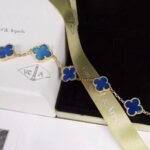 Van Cleef&Arpels VCA alhambra Bracelet Blue agate - Image 6