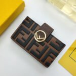FENDI Embossed Letter Card Holder - Image 3