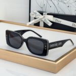 Dior Side Letter Plate Frame sunglasses Top quality