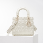 DIOR Lady Dior Diamond Vine Pattern Handbag - Image 4