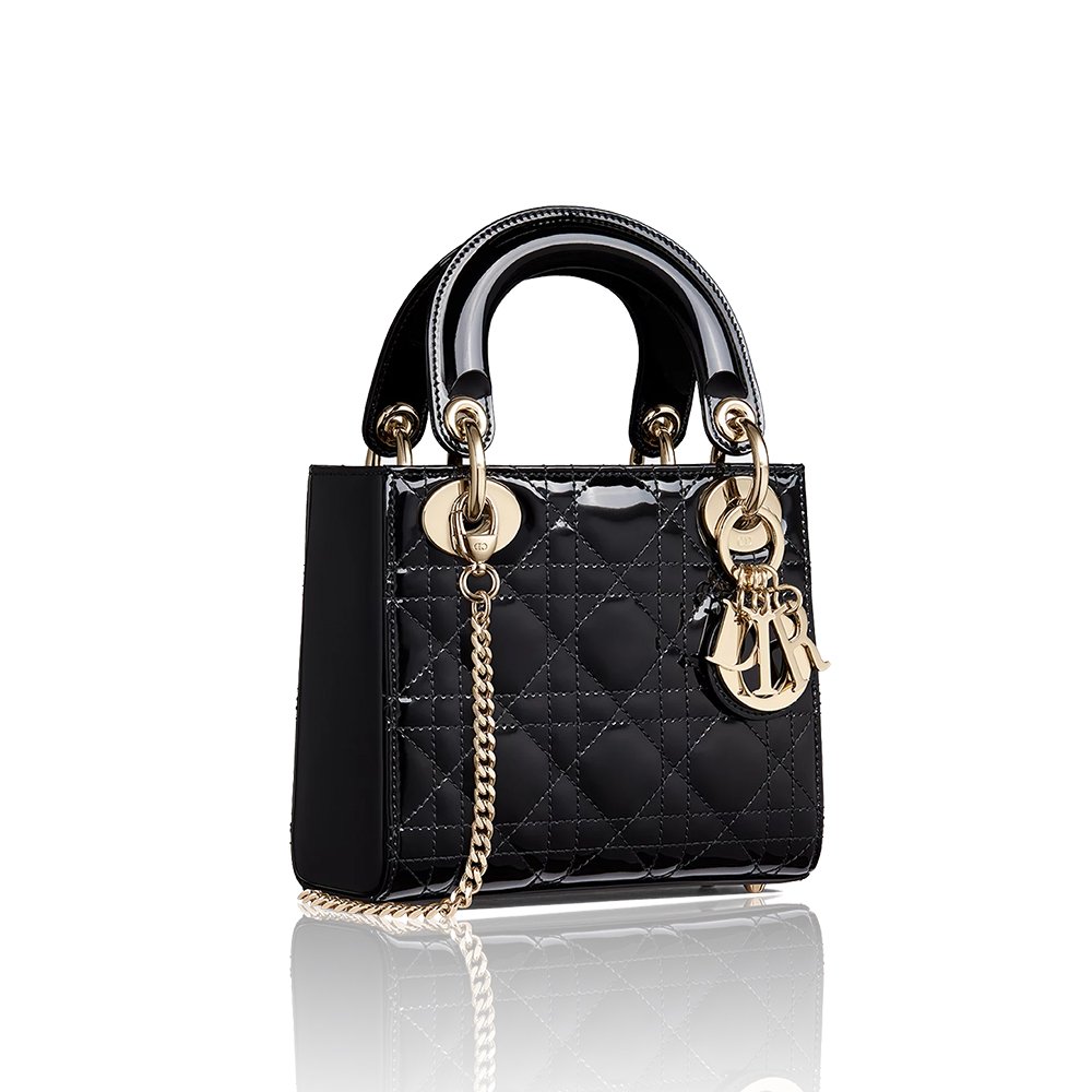 Dior Mini Lady Bag – Lacquered Calfskin