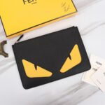 FENDI Printed Canvas Clutch - Image 5