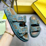 Fendi Feel cotton fibre slides - Image 3