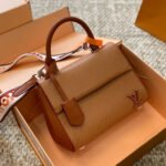 Louis Vuitton LV  Cluny Grained Leather Shoulder Handbag - Image 8