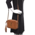 Sait Laurent YSL Suede Camera Bag - Image 2