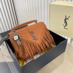 Saint Laurent YSL Monogram Tassel Hand Crossbody Bag - Image 3