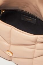 SAINT LAURENT Loulou Puffer small quilted leather shoulder bag beige - Image 4
