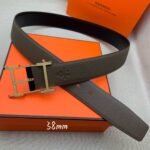 Hermes H Belt Buckle & Reversible Brown For Women, Women Belt 380MM - Image 6