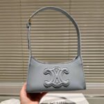 Celine Cuir Triomphe Relief Handbag - Image 5