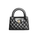 Chanel 23K Kelly Chain Handle Calfskin Handbag