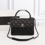 Chanel Flap Bag Trendy CC With Top Handle - Image 2
