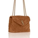 Saint Laurent LOULOU Quilted Suede Bag