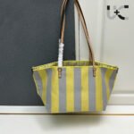Fendi Reversible shopper in Pequin striped  Bag - Image 4
