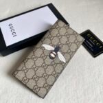 Gucci Unisex GG Supreme Printed Long Wallet - Image 8