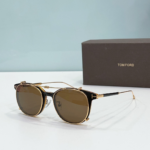 Tom Ford Round Metal Thin Frame Sunglasses Top Quality