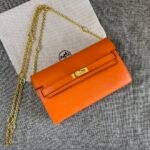 Hermes Kelly Chain Purse Bag - Image 17