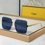 Fendi Butterfly Metal Frame Mirror Sunglasses Top quality - Image 7