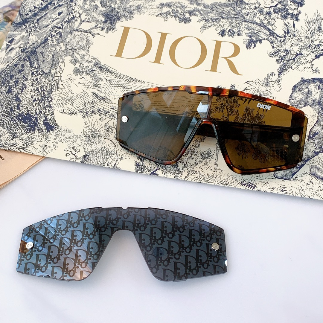 Dior XTREM MU  One-piece Box Sunglasses Top quality
