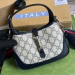 Gucci Jackie 1961 Canvas&Leather Shoulder Bags - Image 11