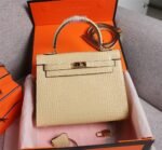 Hermes Kelly Gold Buckle Bag-Crocodile - Image 15