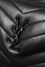 SAINT LAURENT YSL Loulou Small Quilted Leather Shoulder Bag Black - Image 3