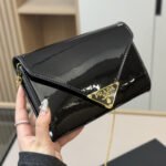 Prada  Leather Clutch Shoulder Bag Handbag - Image 3
