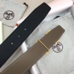 Hermes H Belt Buckle & Reversible Black For Women, Women Belt 380MM - Image 5