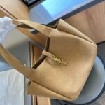 Saint Laurent YSl Le 5 A 7 Bea suede tote bag - Image 4