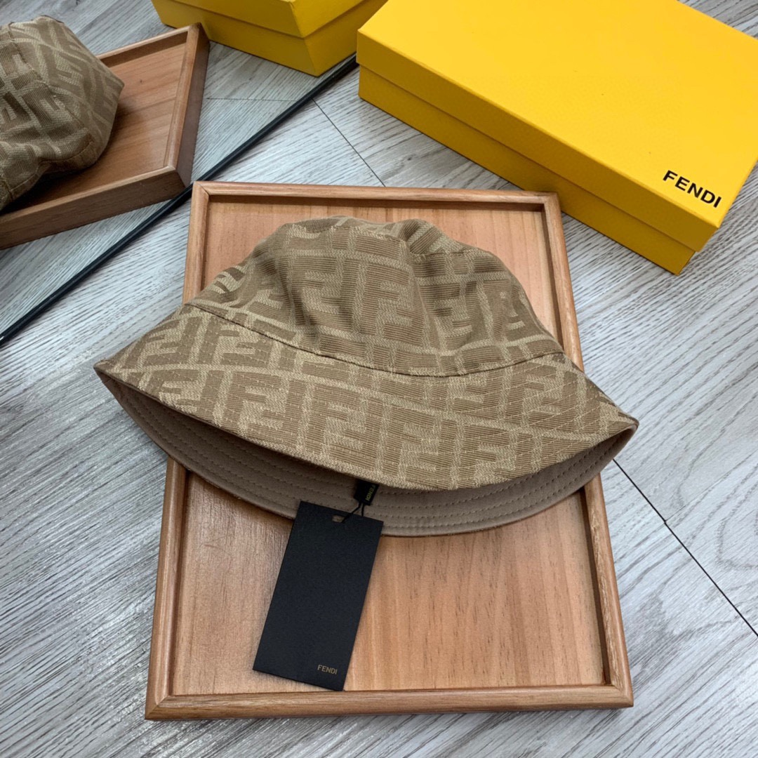 Fendi Breathable And Comfortable Fisherman Hat Sunhat