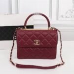 Chanel Flap Bag Trendy CC With Top Handle - Image 6