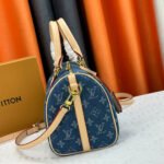 Louis Vuitton Speedy Bandoulière 25 Denim Handbag Crossbody Bag - Image 4