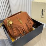 Saint Laurent YSL Monogram Tassel Hand Crossbody Bag - Image 2