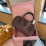 Miu Miu Arcadie Padded Suede Tote Bag - Image 3
