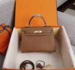 Hermes Kelly Gold Buckle Bag-Epsom - Image 10