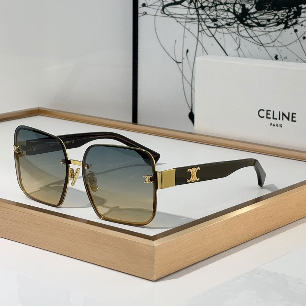 Celine  Recycle Metal frame  sunglasses Top quality